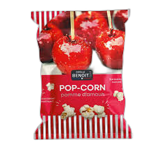 Popcorn Benoît Cerise livré à Nice par Night Express